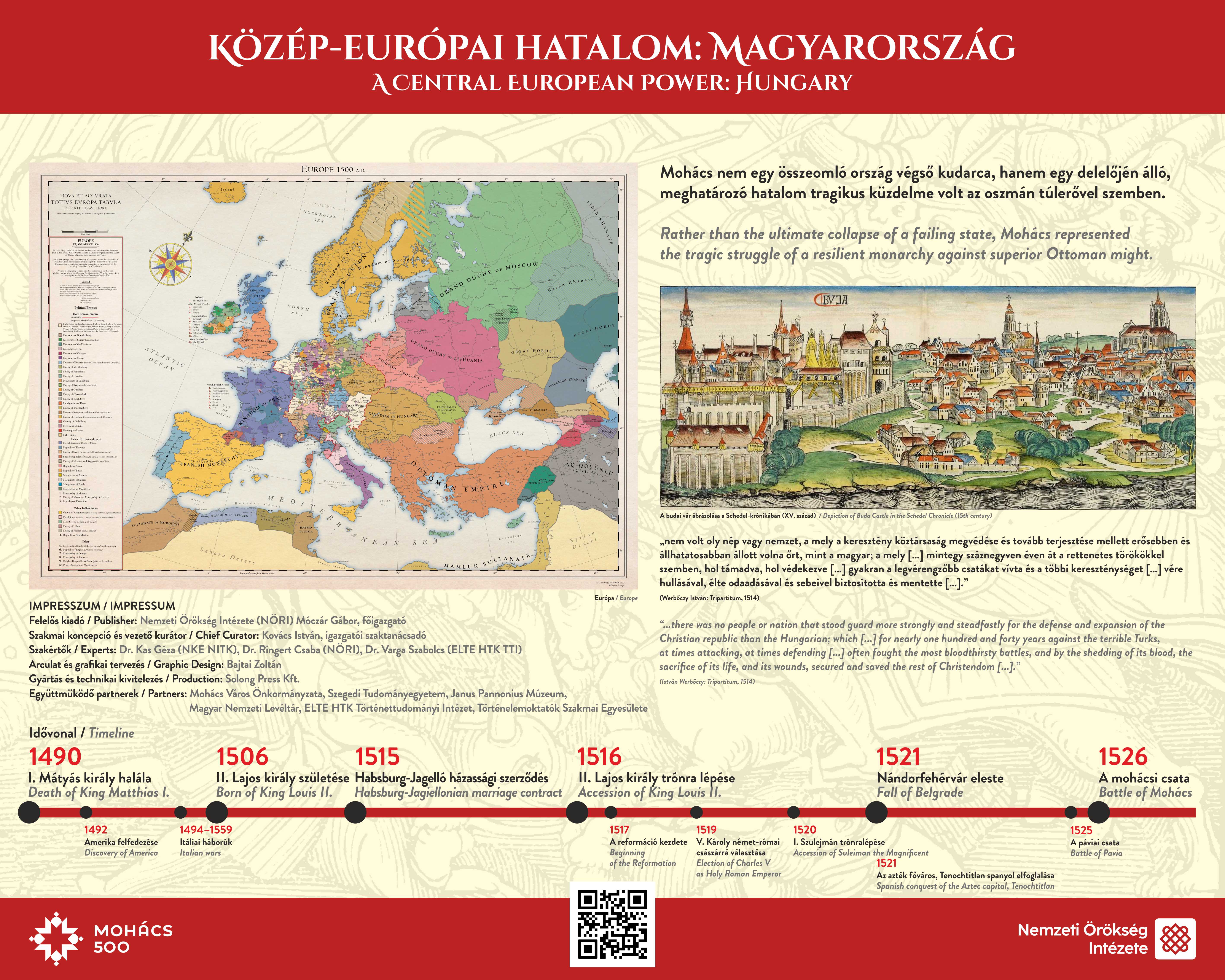 Mohács 500 vándorkiállítás – 1. tabló